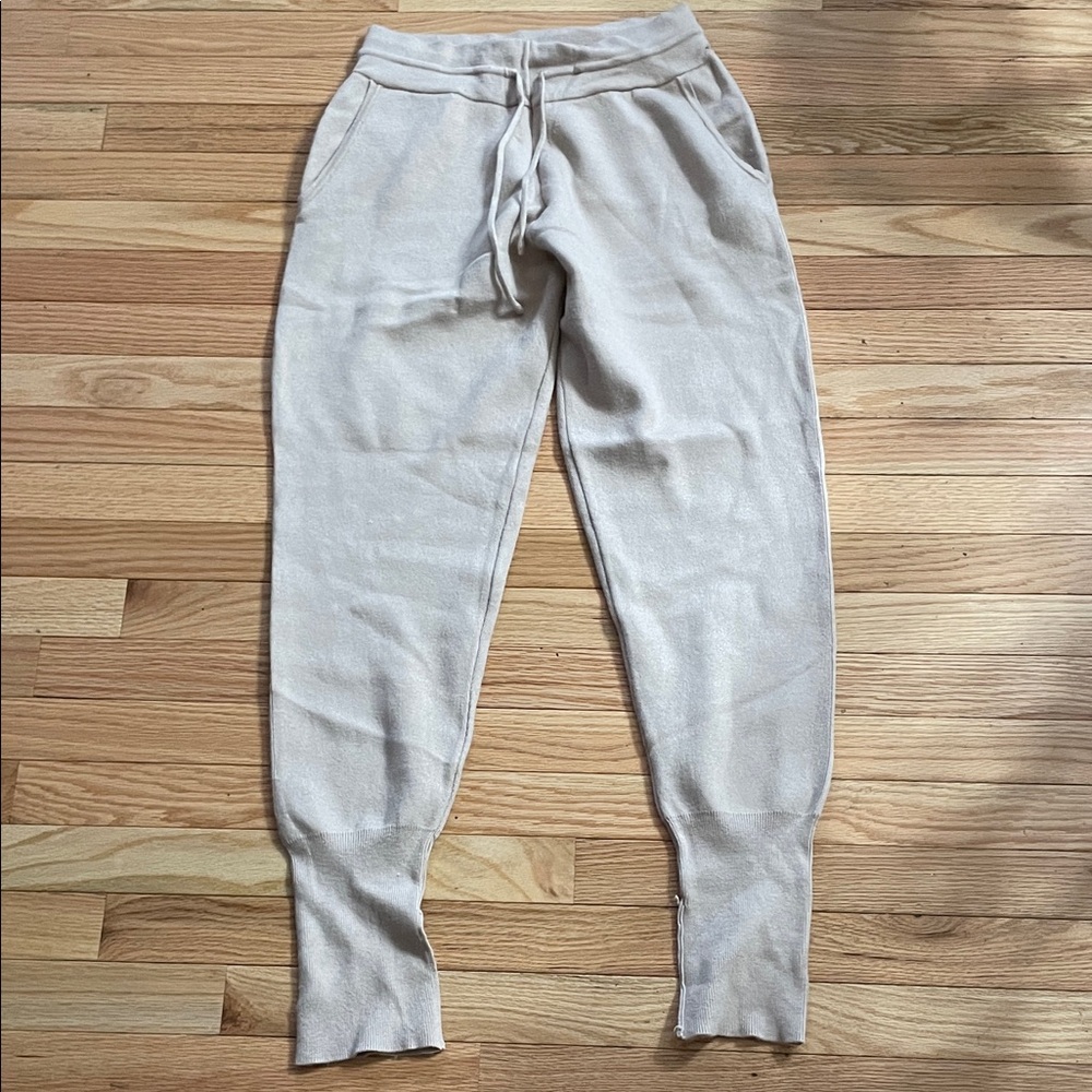 Zara Light Beige joggers